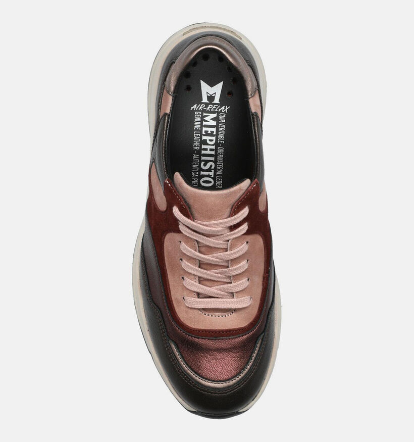 Mephisto Halbane Baskets en Marron pour femmes (379090) - pour semelles orthop&eacute;diques