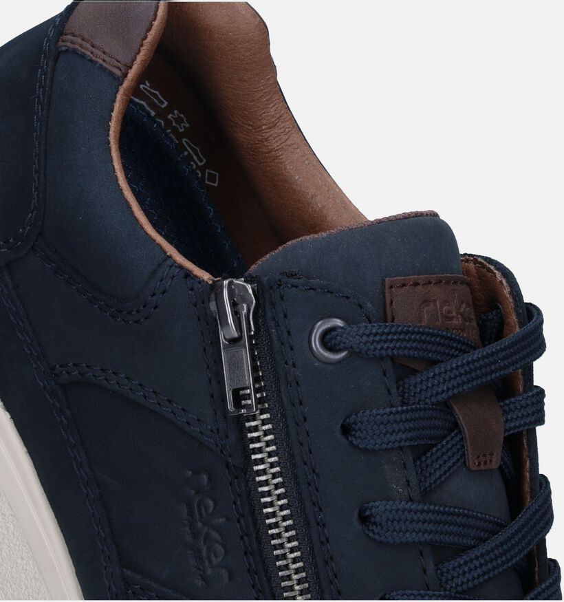 Rieker Chaussures à lacets en Bleu foncé pour hommes (344381) - pour semelles orthopédiques