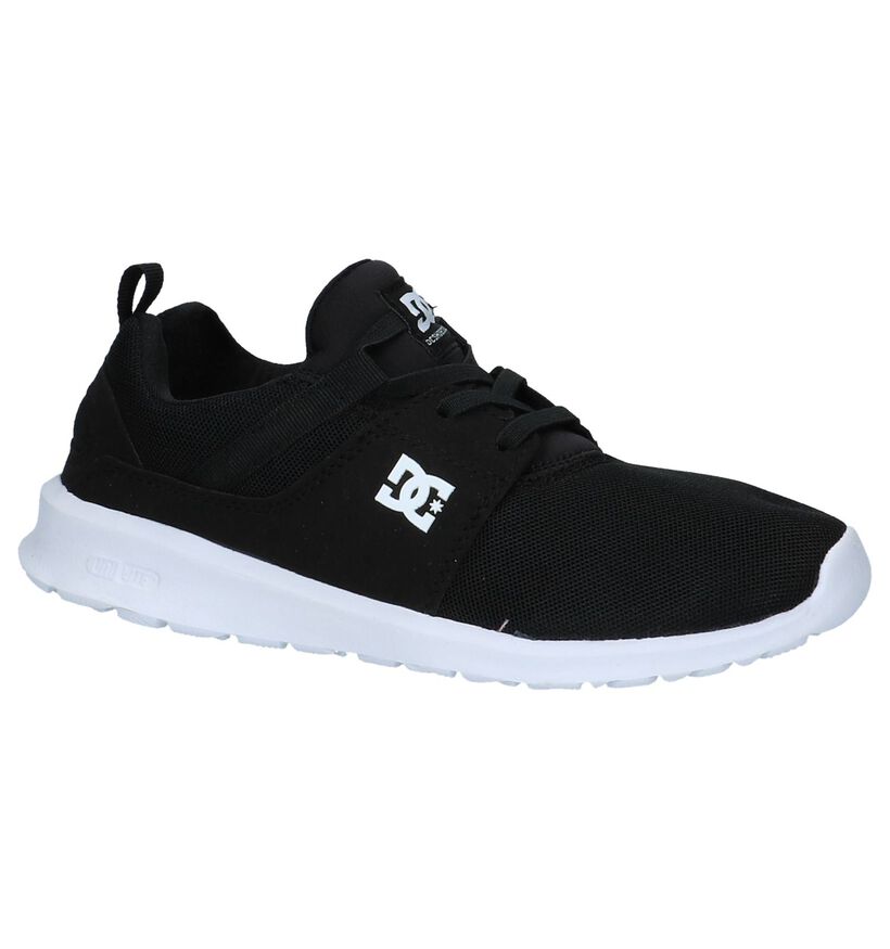 Sportieve Sneakers DC Shoes Heathrow Zwart in stof (210556)