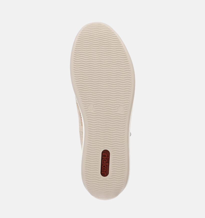 Rieker Gouden Veterschoenen voor dames (351226) - geschikt voor steunzolen