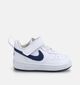 Nike Court Borough Low Baskets basses en Blanc pour gar&ccedil;ons (377286)