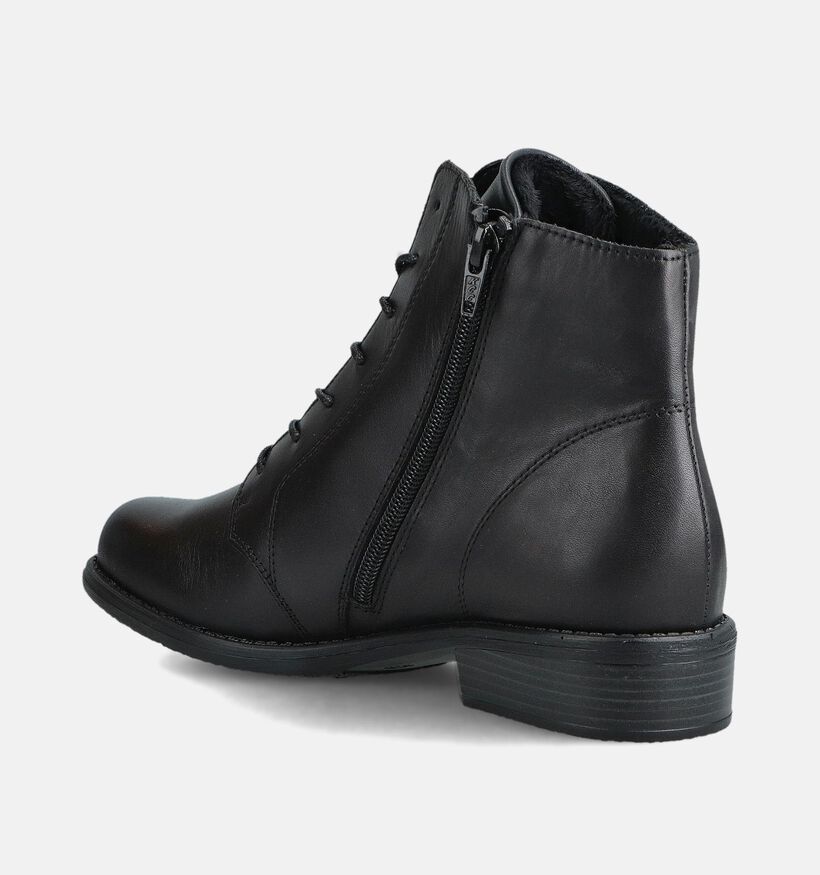 Remonte Boots à lacets en Noir pour femmes (361030) - pour semelles orthopédiques