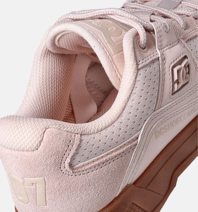 DC Shoes Construct Roze Skate sneakers voor dames (350834) - geschikt voor steunzolen