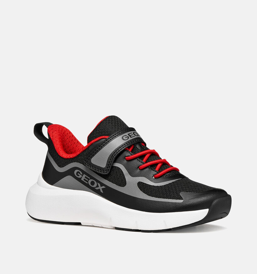 Geox Pro-Ran Baskets en Noir pour gar&ccedil;ons (368431) - pour semelles orthop&eacute;diques