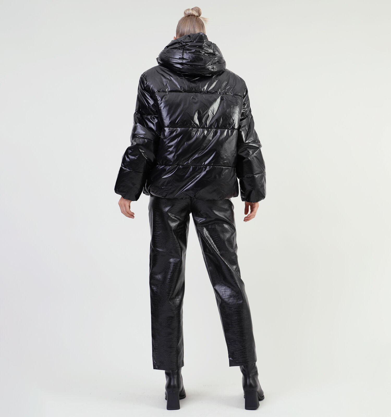 Vila Buda Zwarte Puffer jas Dames Jassen Online op TORFS.BE