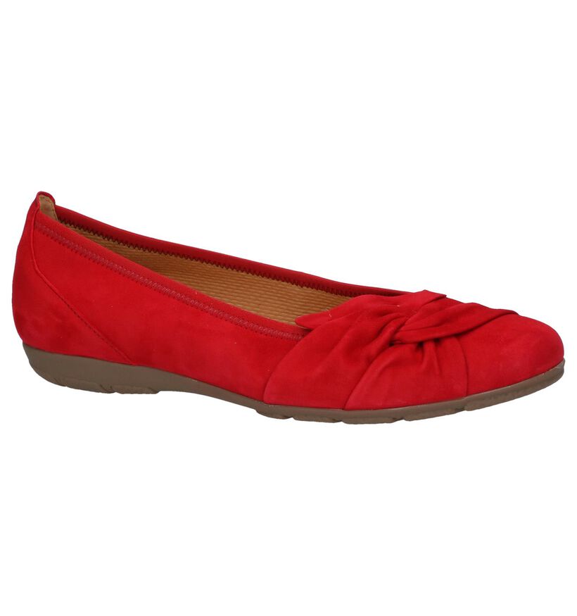 Hovercraft Ballerines en Rouge en daim (237762)