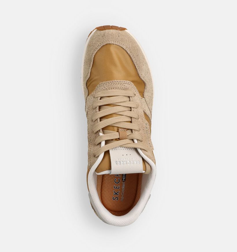 Skechers Uno Baskets sportives en Marron/Beige pour femmes (359729)