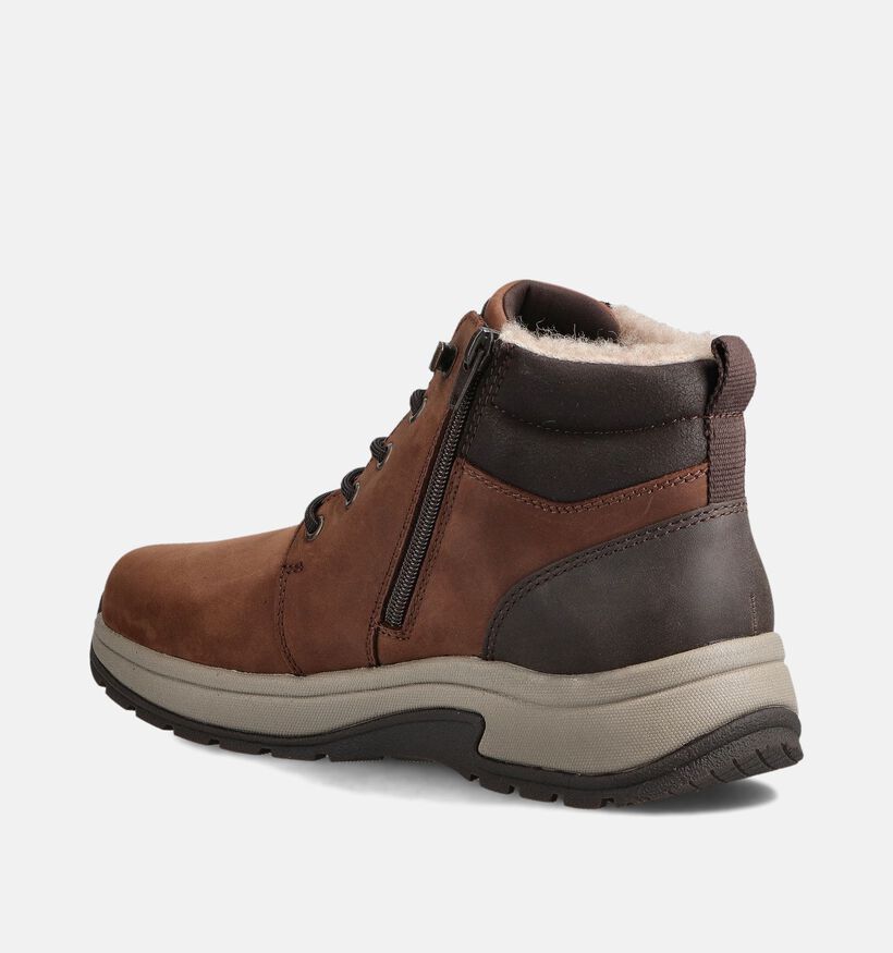 Rieker Donkerbruine Hoge Schoenen voor heren (363503) - geschikt voor steunzolen