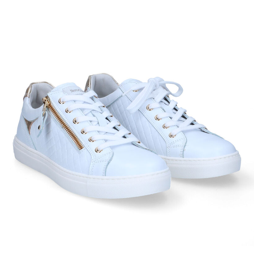 NeroGiardini Baskets habillées en Blanc en cuir (321128)