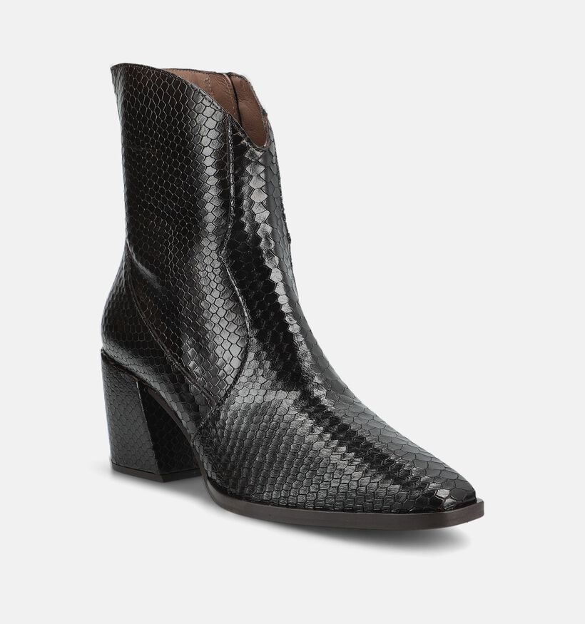 Wonders Bottines en Brun fonc&eacute; pour femmes (381450)