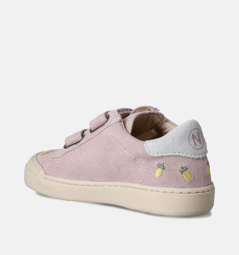 Naturino Eindhoven Chaussures à scratch en Mauve pour filles (355338) - pour semelles orthopédiques