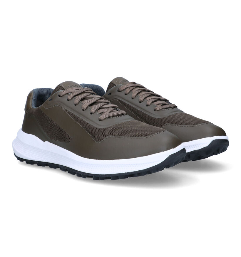 Geox PG 1X Witte Veterschoenen voor heren (326729) - geschikt voor steunzolen