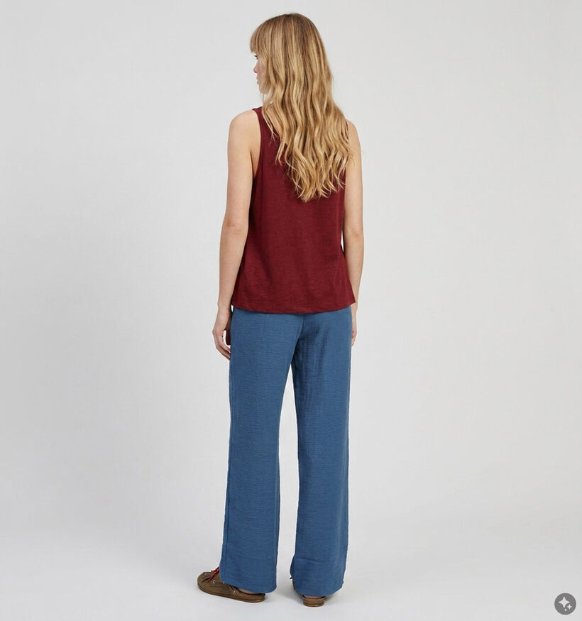 Vila Surashil Pantalon classique en Bleu pour femmes (378484)