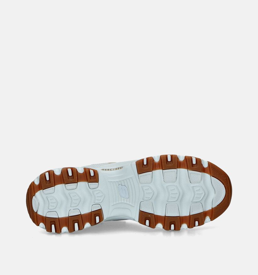 Skechers D'Lites Good Neutral Baskets en Blanc pour femmes (352275)