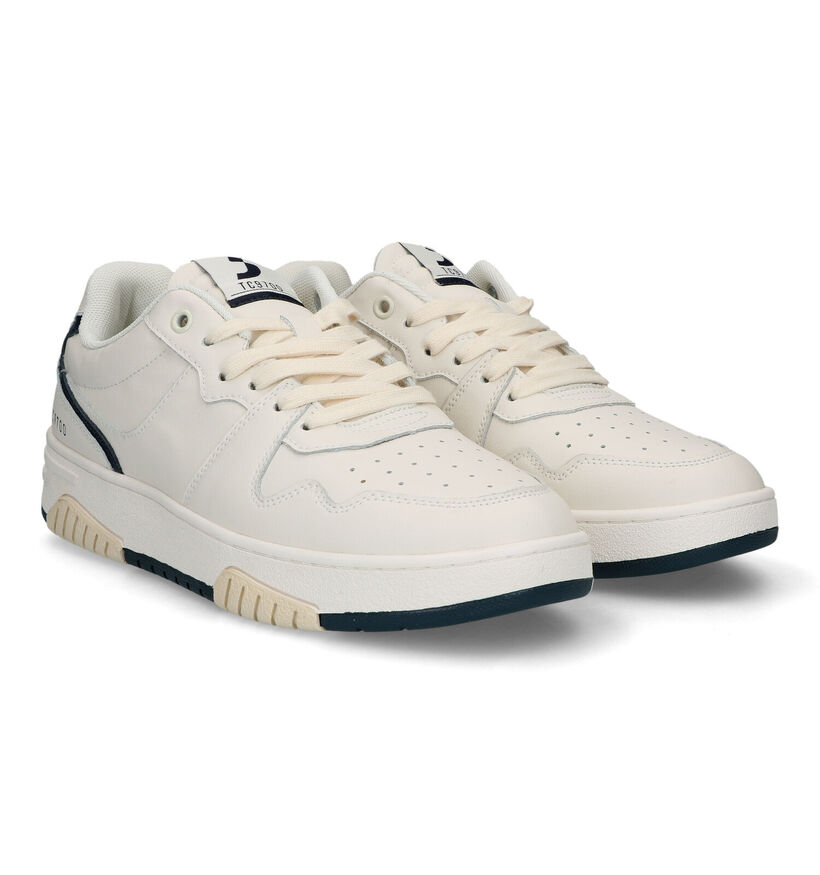 SJ Icon Ecru Sneakers voor heren (340107) - geschikt voor steunzolen