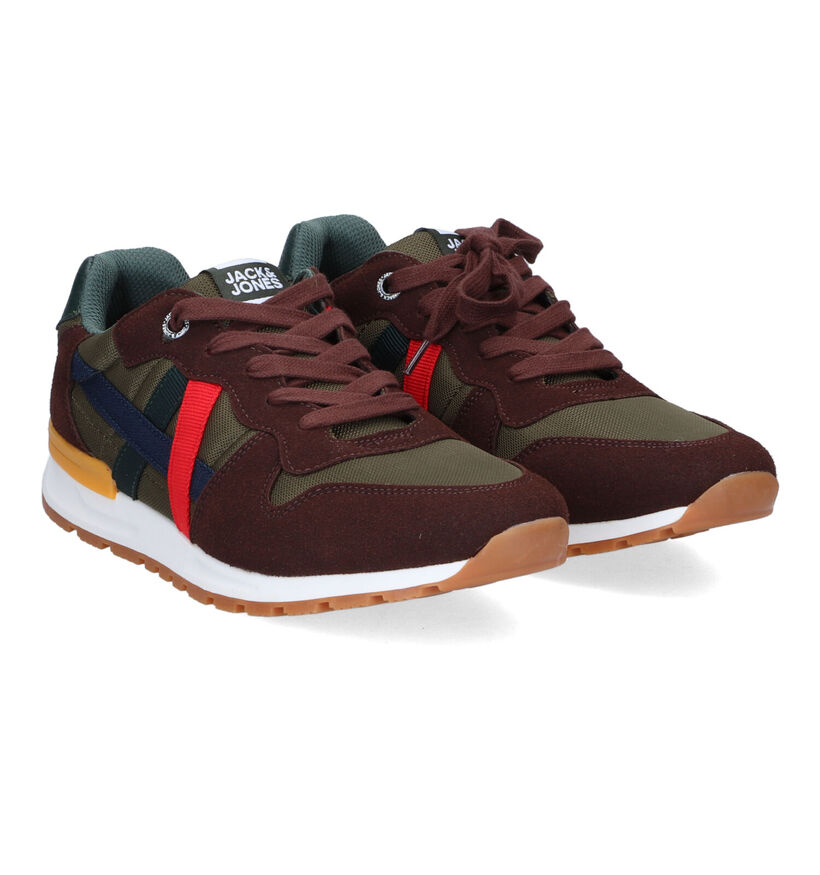 Jack & Jones Stanza Combo Bruine Sneakers voor heren (314963)