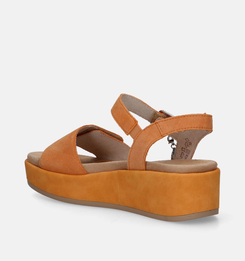 Remonte Oranje Plateausandalen voor steunzolen voor dames (339259) - geschikt voor steunzolen