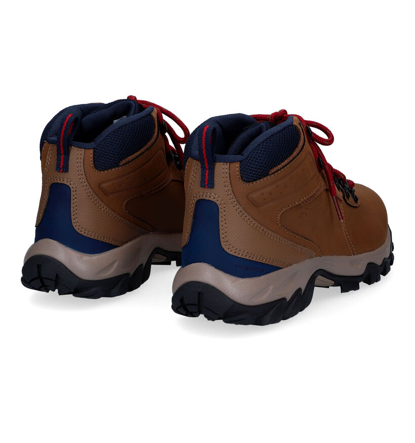 Columbia Newton Ridge Plus II WP Cognac Wandelschoenen voor heren (303303) - geschikt voor steunzolen