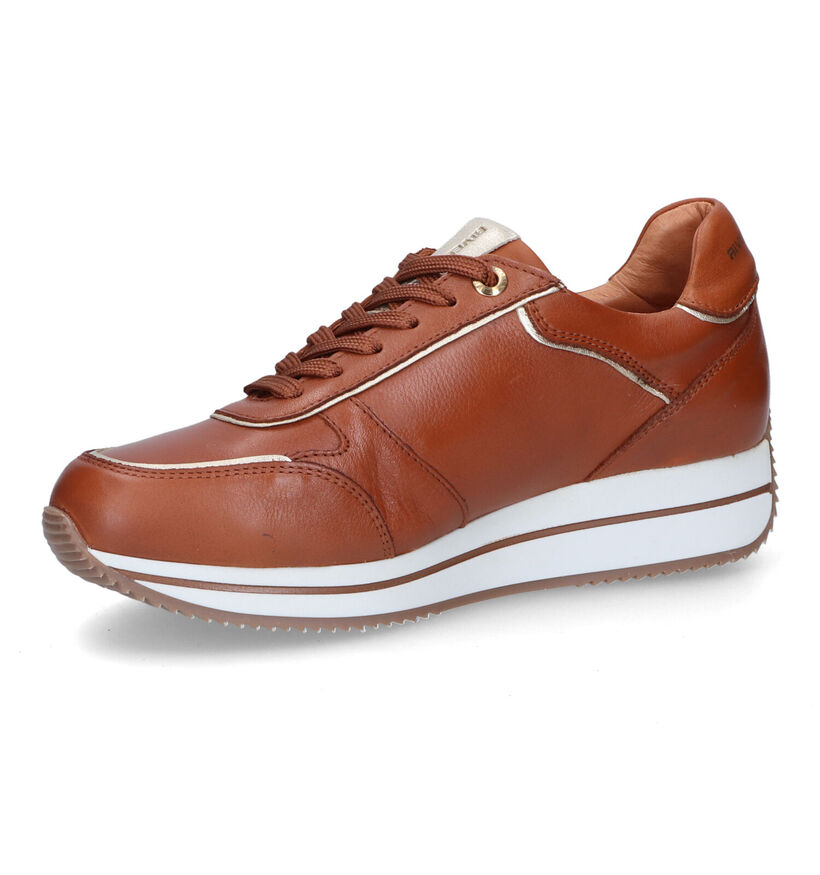 River Woods Gogo Baskets en Cognac pour femmes (316105) - pour semelles orthopédiques