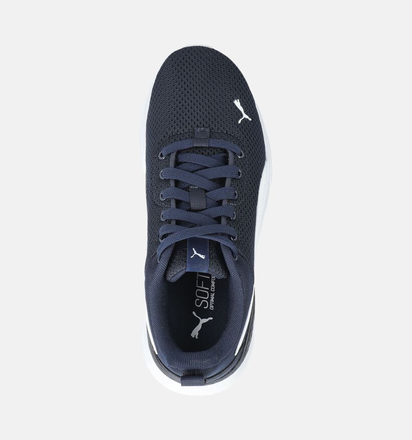 Puma Anzarun Lite Junior Baskets basses en Bleu fonc&eacute; pour gar&ccedil;ons (375559) - pour semelles orthop&eacute;diques