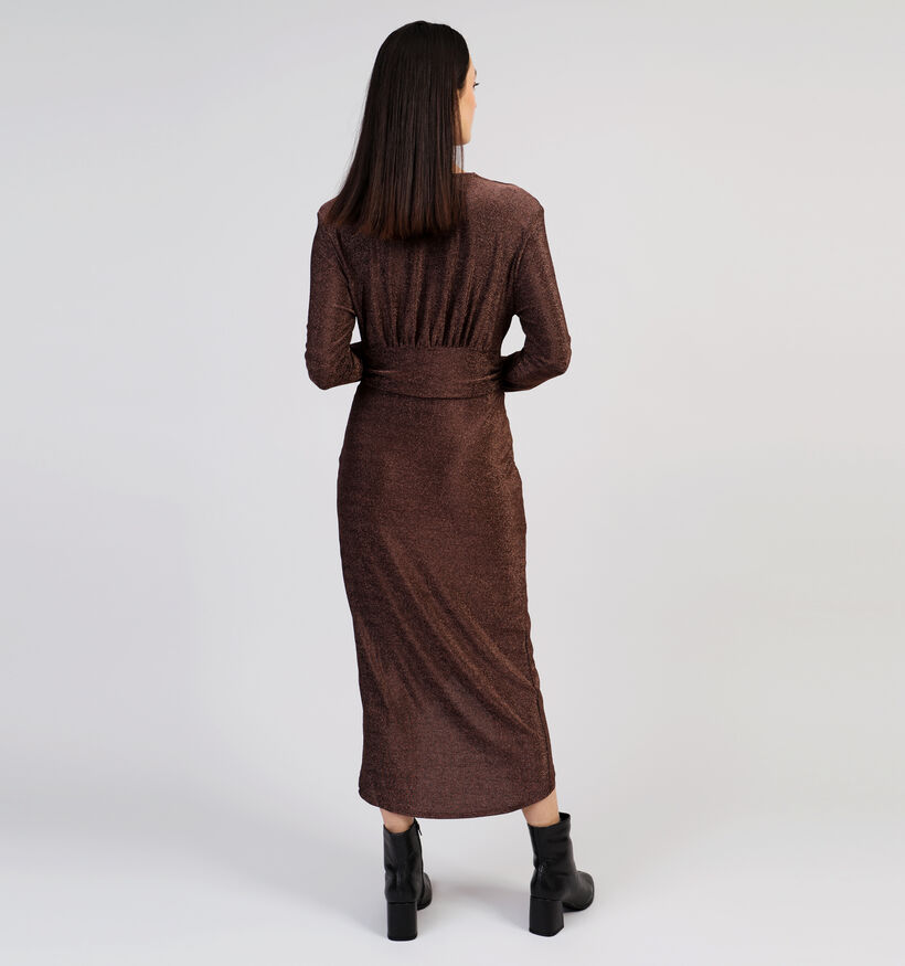 Expresso Long Sleeve Bronzen Jurk voor dames (351074)
