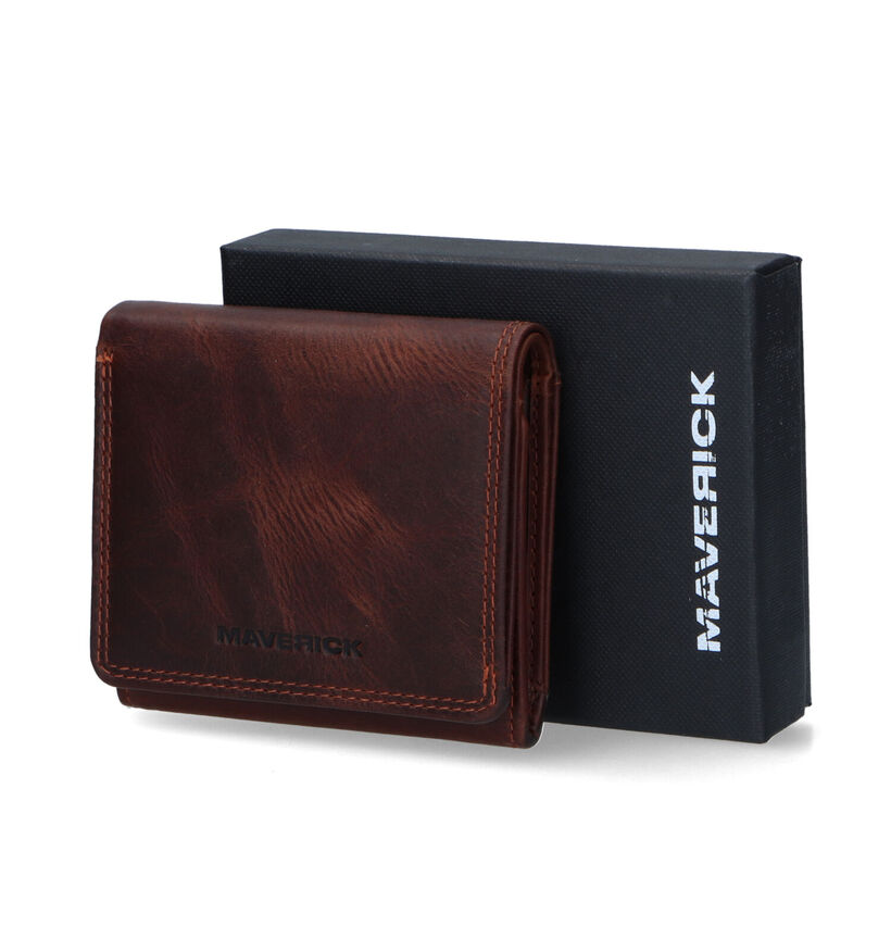 Maverick Porte-monnaie en Marron pour hommes (325675)