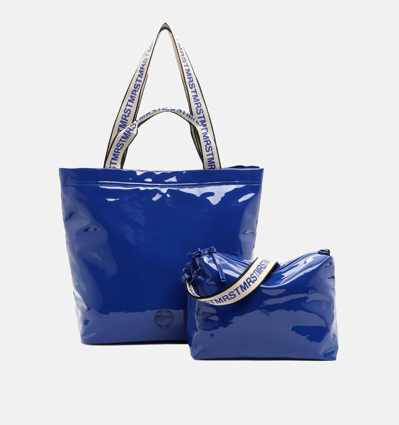 Tamaris Anica Blauwe Shopper tas met rits voor dames (338655)