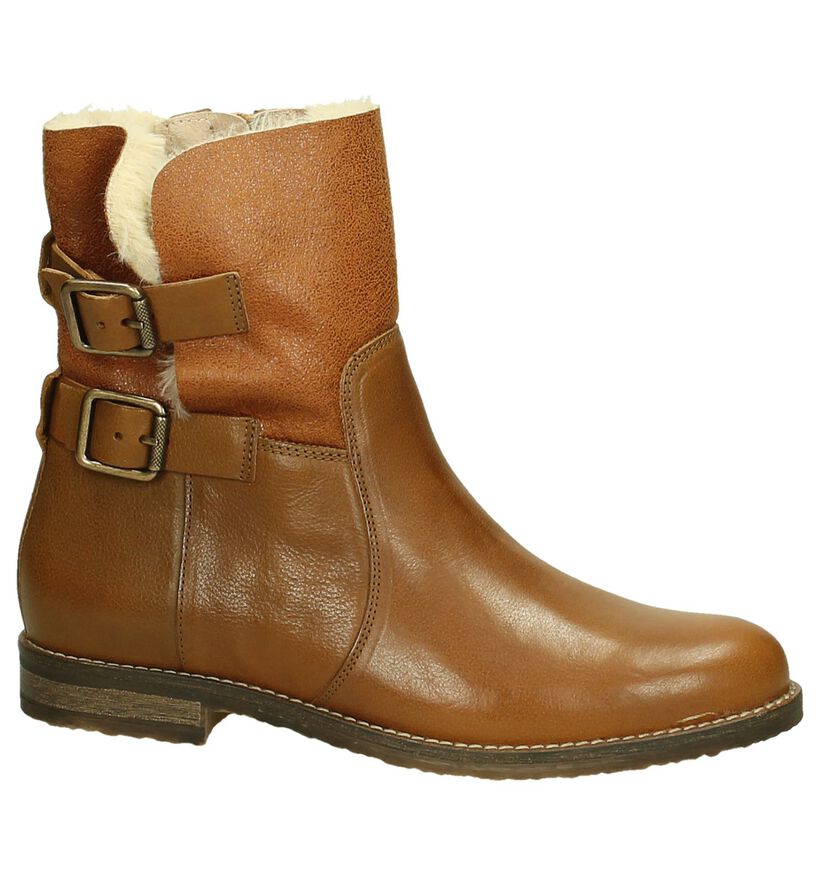 River Woods Bottes basses en Cognac en cuir (204699)