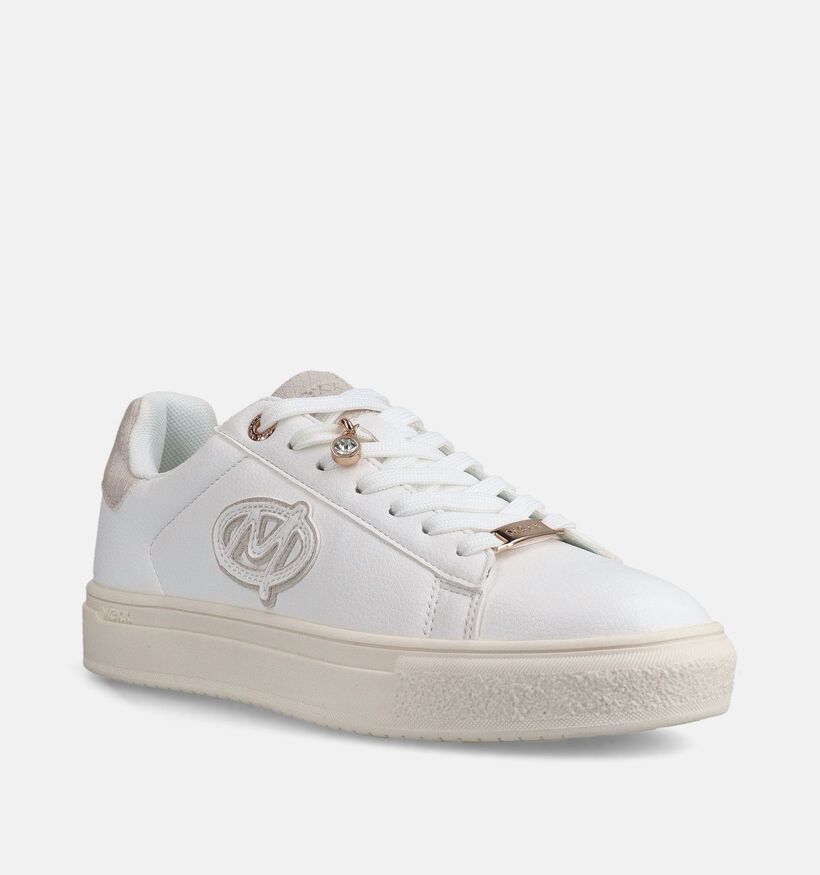 Mexx Tesi Rio Witte Sneakers voor dames (367251) - geschikt voor steunzolen