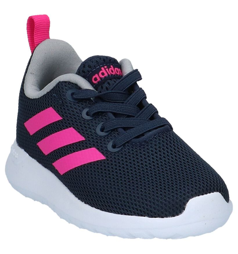 adidas Lite Racer Baskets en Bleu en textile (221816)