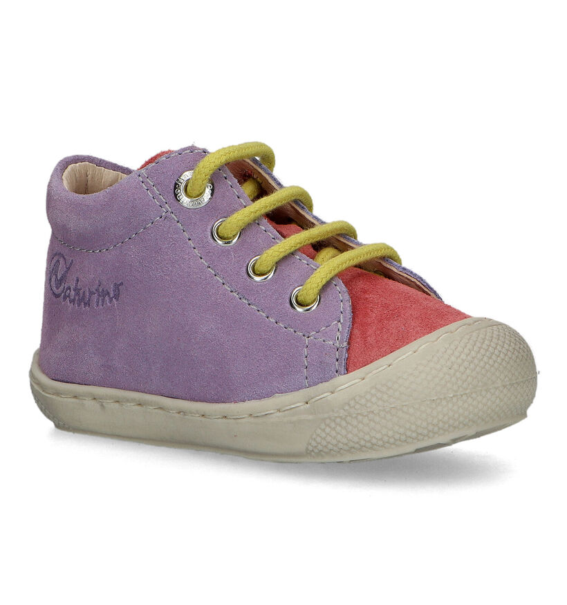 Naturino Cocoon Suede Camel Babyschoenen voor meisjes (339404)