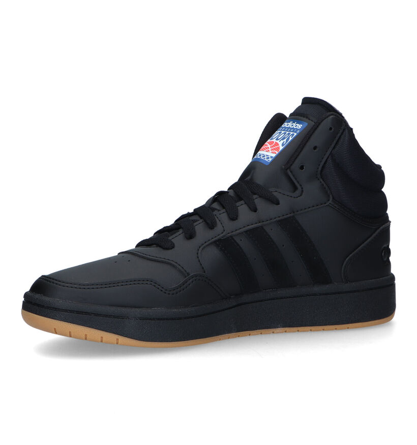 adidas Hoops 3.0 Mid Baskets en Noir pour hommes (326291)