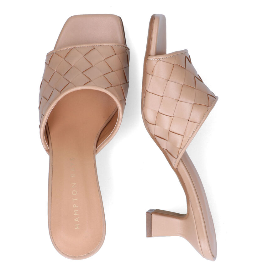 Hampton Bays Nu-pieds à talons en Beige foncé pour femmes (308667)