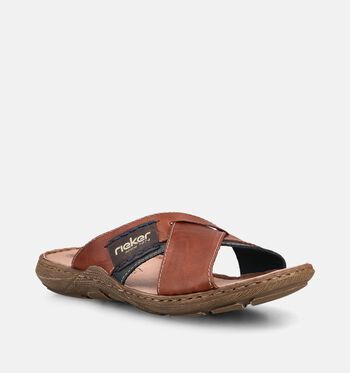 Rieker Slippers Bruin