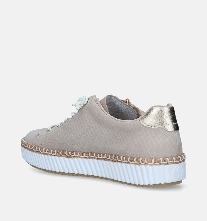 Rieker Baskets pour semelles orthopédiques en Beige pour femmes (339093) - pour semelles orthopédiques