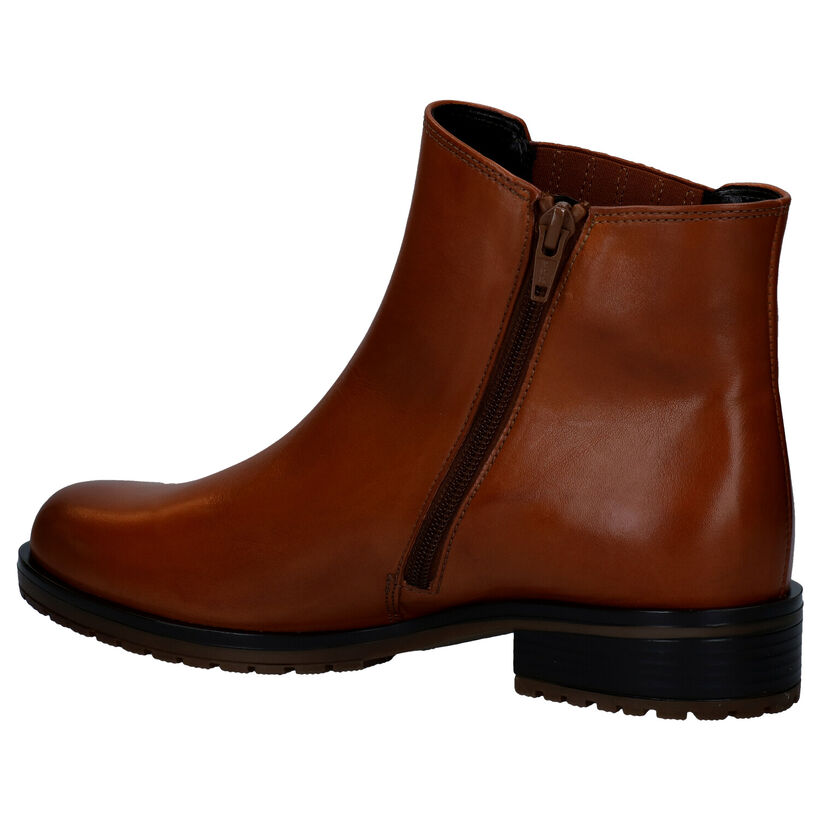 Gabor OptiFit Cognac Enkellaarzen in leer (282304)