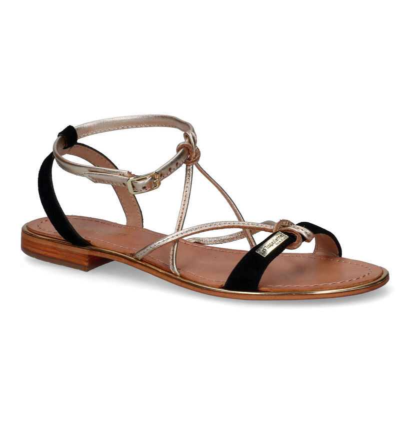 Les Tropeziennes Hironbuc Zwarte Sandalen in nubuck (308559)