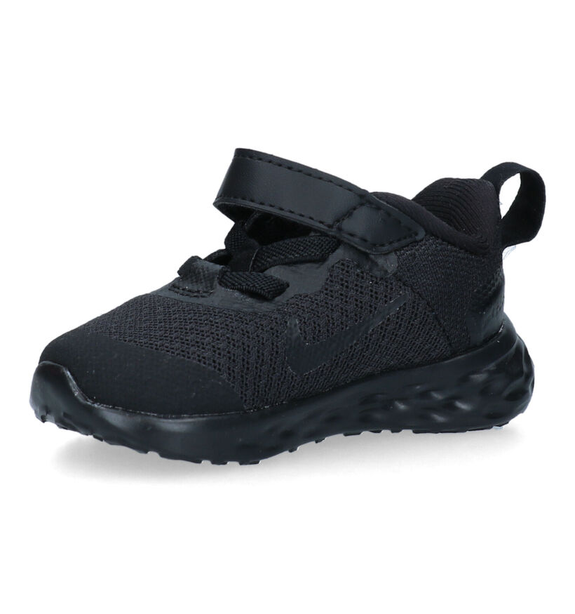 Nike Revolution 6 TD Baskets en Noir pour filles, garçons (325353)