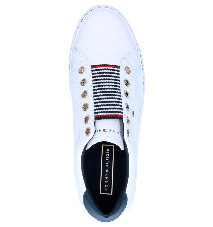 Tommy Hilfiger Witte Slip-on Sneakers in kunstleer (268595)
