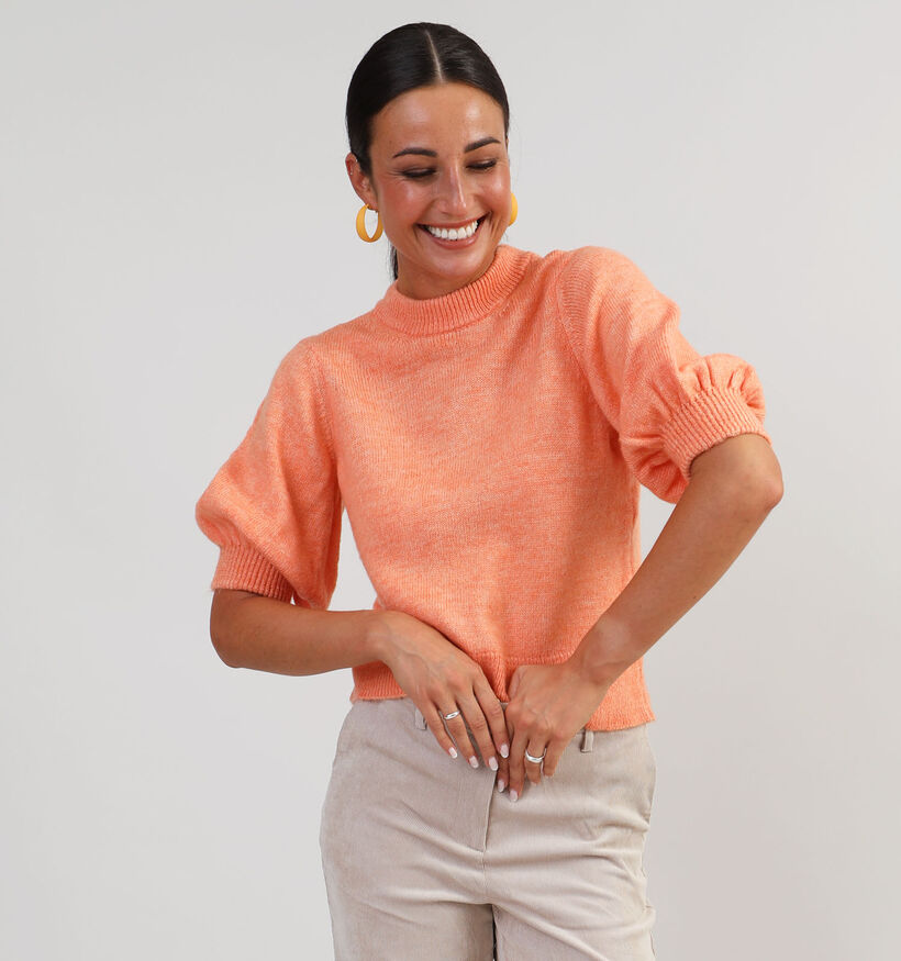 Vila Biola Oranje Knit trui voor dames (350567)