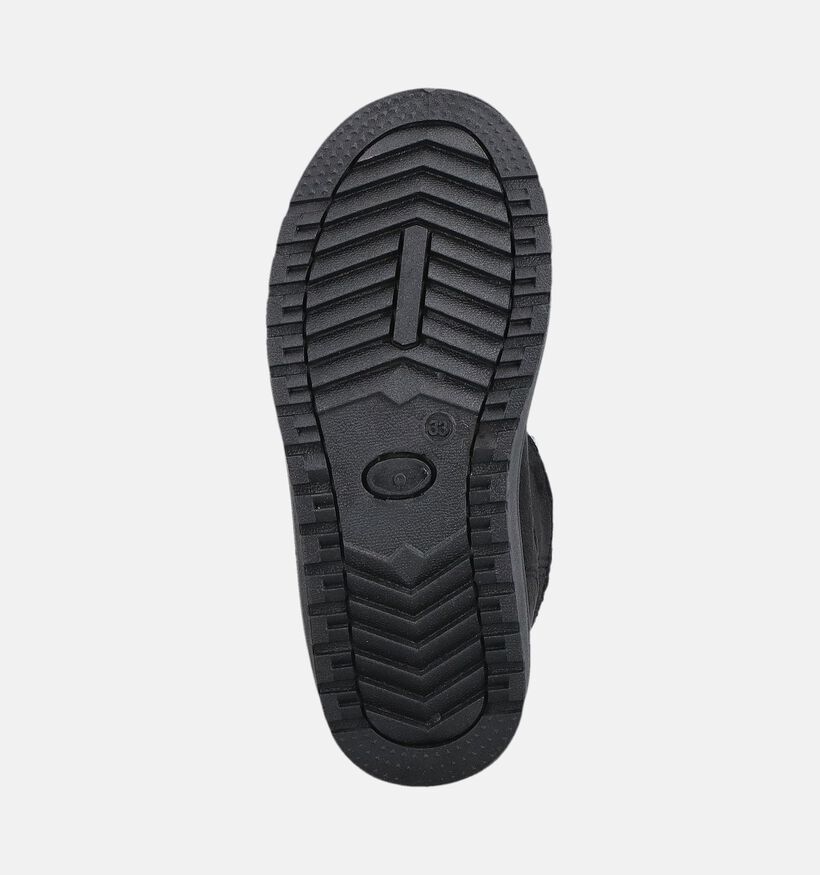 Asso Bottes courtes en Noir pour filles (379041) - pour semelles orthop&eacute;diques