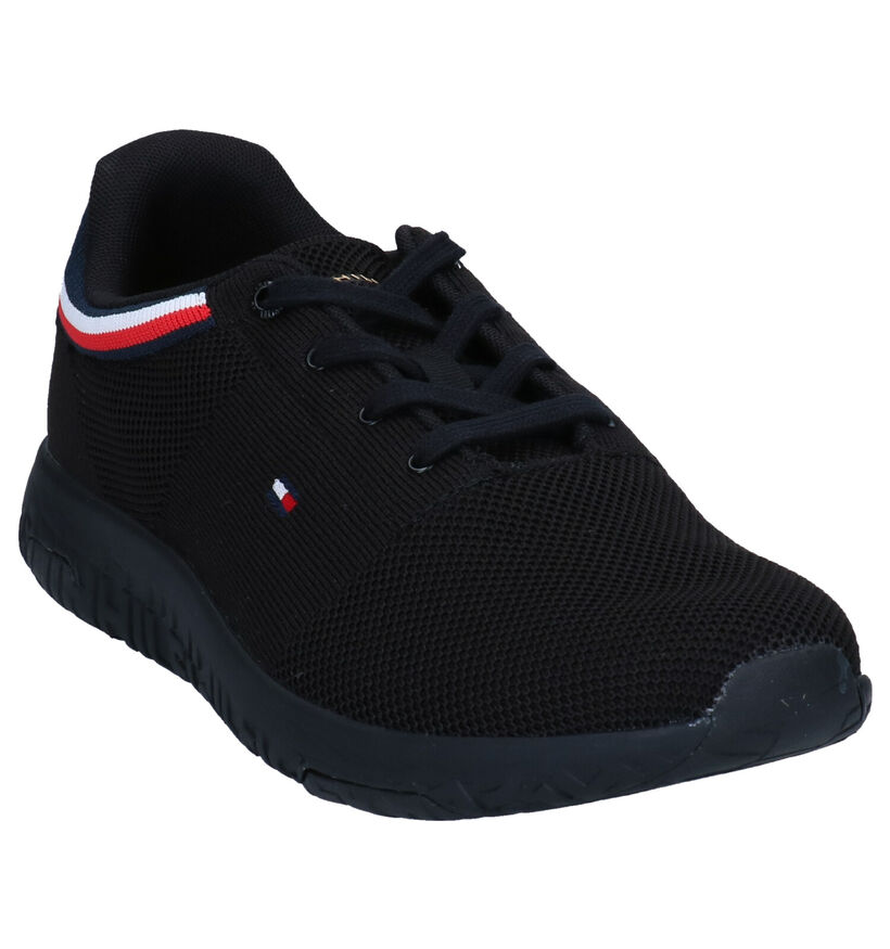 Tommy Hilfiger Lightweight Zwarte Sneakers in stof (293034)