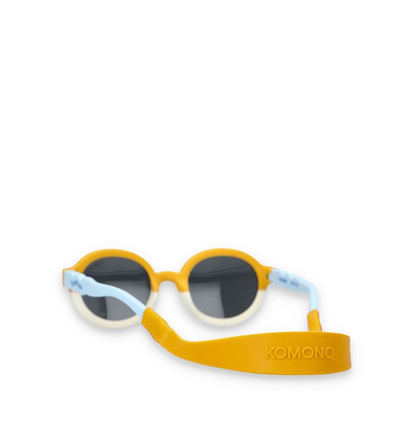 Komono Bebe Lemon Triplets Lunettes de soleil en Jaune/Beige pour filles, gar&ccedil;ons (371548)