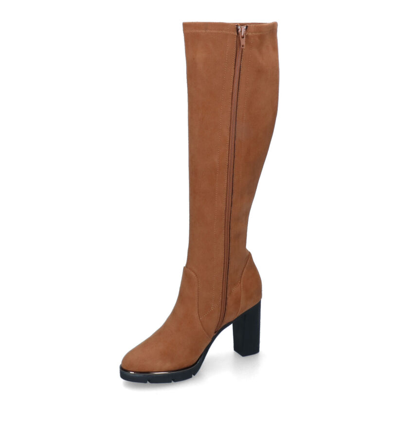 Nathan-Baume Cognac Laarzen in daim (315979)
