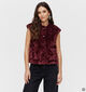 Laurent David Bordeaux Bodywarmer voor dames (382009)