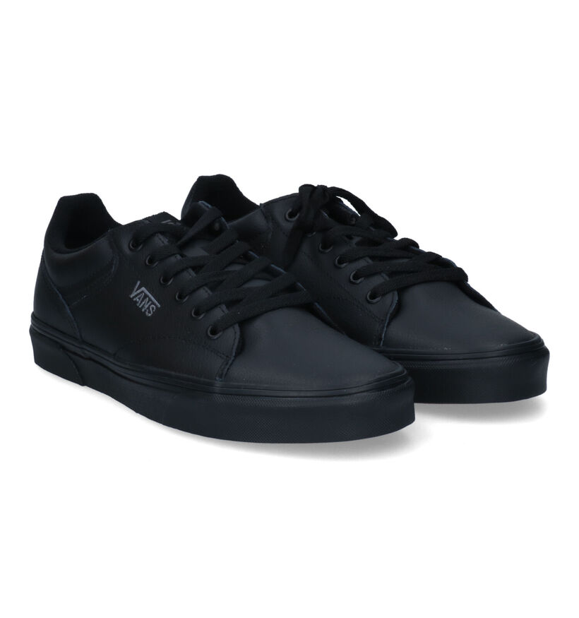 Vans Seldan baskets de skate en Noir pour hommes (328233)