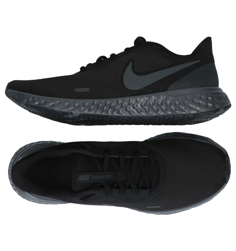 Nike Revolution 5 Grijze Sneakers in kunststof (290988)