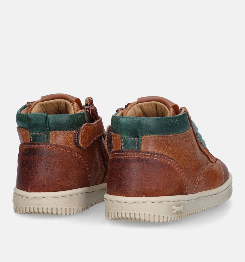 STONES and BONES Nipo Chaussures pour bébé en Cognac pour garçons (329452) - pour semelles orthopédiques