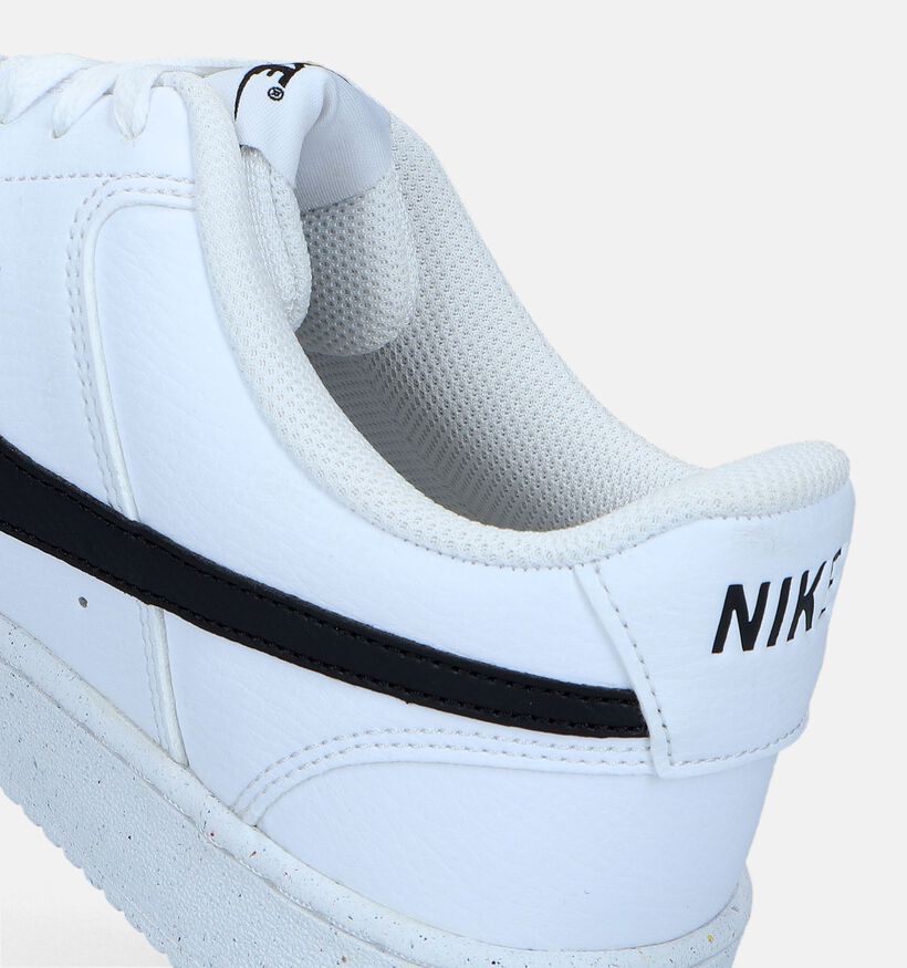 Nike Court Vision Low Next Nature Witte Sneakers voor heren, jongens (340390)