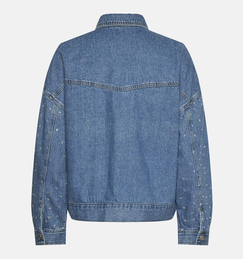 Pieces Sky Veste en jeans en Bleu pour femmes (342008)